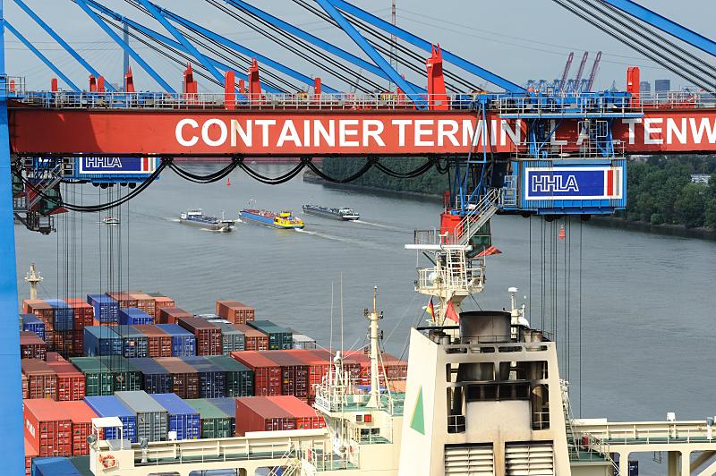 0060_ 6066 Containerbruecke HHLA Terminal Hafen Hamburg | HHLA Container Terminal Hamburg Altenwerder ( CTA )